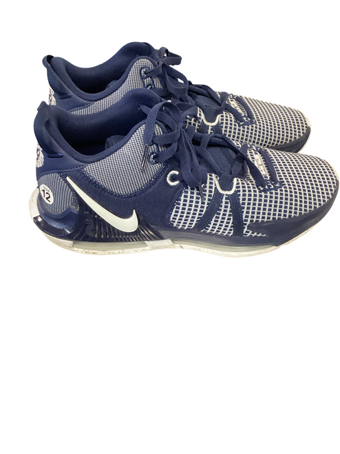 Vist Large View of Product Image Which is Used Nike LEBRON Basketball Shoes M Navy Blue Senior 12