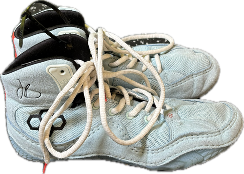 Vist Large View of Product Image Which is Used Rudis Wrestling Shoes Carolina Blue Junior 03