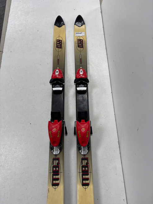 Vist Large View of Product Image Which is Used Elan C8W Boys DH Ski/Binding Tan 105 cm