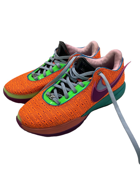 Vist Large View of Product Image Which is Used Nike Basketball Shoes M Orange Senior 11
