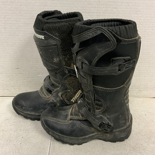 Vist Large View of Product Image Which is Used Thor BLITZ XP MINI Junior Boots Black Youth 13.0