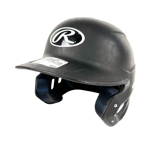 Vist Large View of Product Image Which is Used Rawlings MACH-JR-REVA Batting Helmet Black JR