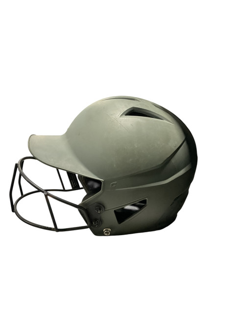 Vist Large View of Product Image Which is Used Champro GRAY SZ 7-7 1/2 Batting Helmet w/Mask Grey LG