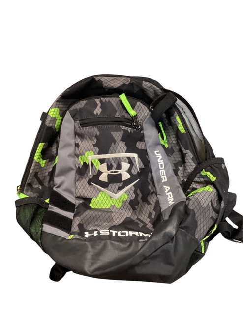 Vist Large View of Product Image Which is Used Under Armour STORM 1 BAG BLK/GRY BB/SB Player Carry Bag Black