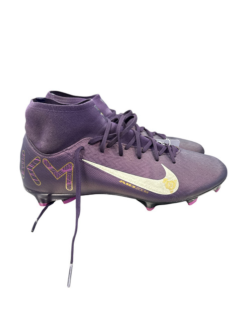 Vist Large View of Product Image Which is Used Nike Soccer Cleats Purple Senior 8