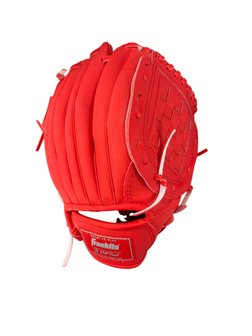 Vist Large View of Product Image Which is Used Franklin RTP BB/SB Glove RH Throw Red 9"
