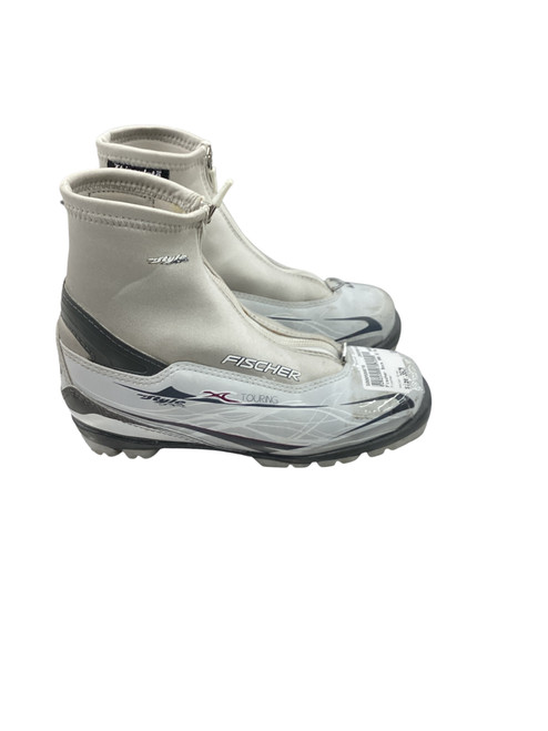 Vist Large View of Product Image Which is Used Fischer Boys NNN XC Ski Boots Grey W 05-05.5 / JR 03.5-04
