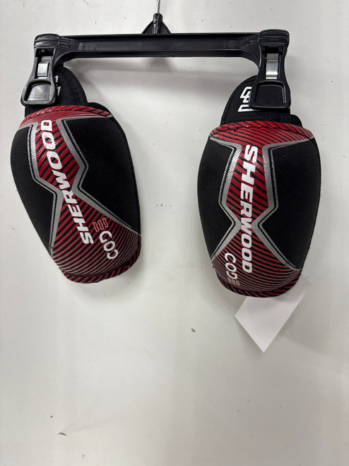 Vist Large View of Product Image Which is Used Sher-wood CODE Youth Elbow Pads MD