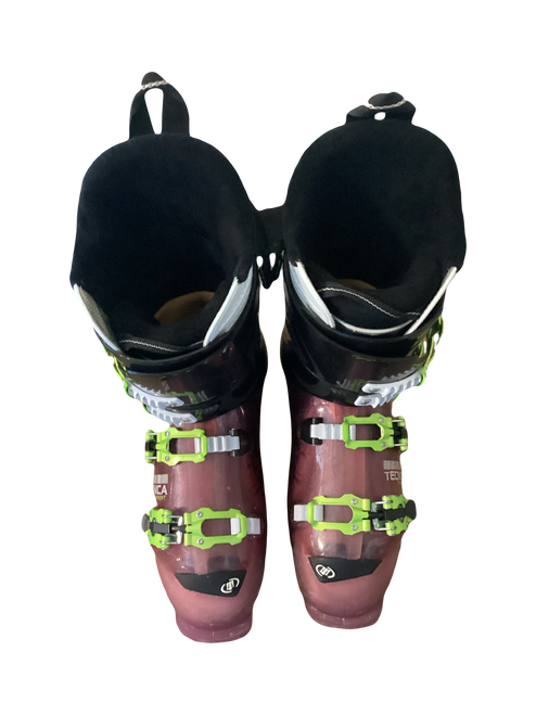 Vist Large View of Product Image Which is Used Tecnica AGENT 110 Womens DH Ski Boot Black 255 MP - M07.5 - W08.5