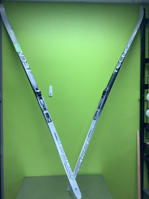 Vist Large View of Product Image Which is Used Tecno Pro DUAL GRIP Mens XC Skis Only Black 185 cm