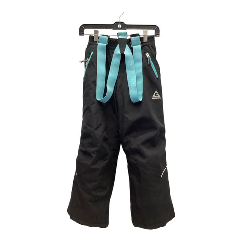 Vist Large View of Product Image Which is Gerry Snow Bibs Y Black And Carolina Blue Youth