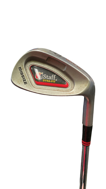 Vist Large View of Product Image Which is Used, Wilson, STAFF MIDSIZE DYNA-FIT, Golf Wedge, Mens, RH, Grey, Pitching Wedge, Regular Flex Steel Shaft 