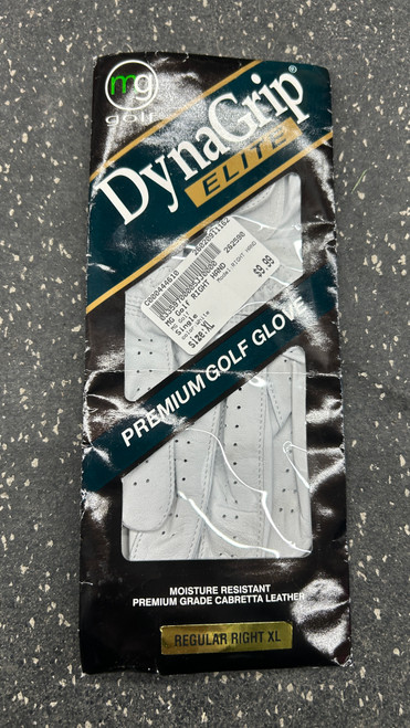 Vist Large View of Product Image Which is Used MG Golf RIGHT HAND Mens Golf Glove White XL