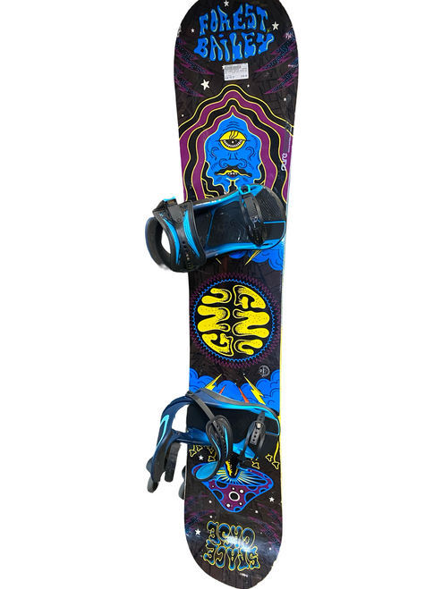 Vist Large View of Product Image Which is Used GNU FOREST BAILEY SPACE CASE Womens Board/Bindings Black 156 cm