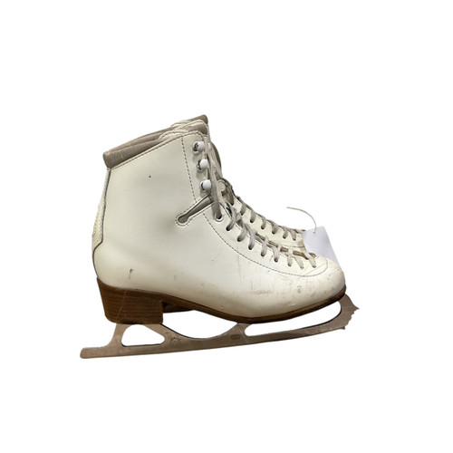 Vist Large View of Product Image Which is Used WIFA WomensFigure Skate White Senior 6.5