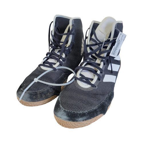 Vist Large View of Product Image Which is Used Adidas Wrestling Shoes Black Senior 12
