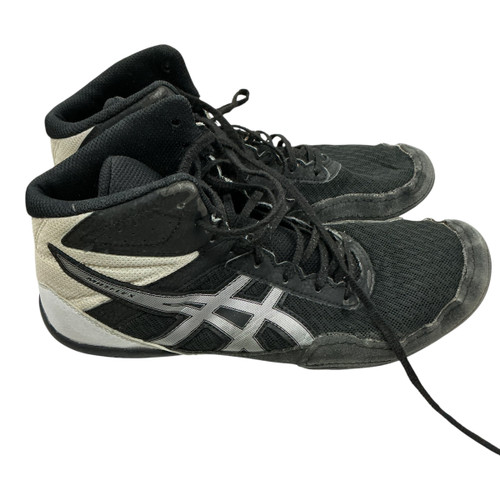 Vist Large View of Product Image Which is Used Asics MATFLEX 6 Wrestling Shoes Black Senior 9.5