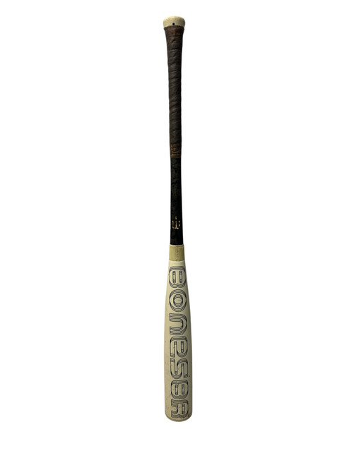 Vist Large View of Product Image Which is Used Warstic BONSABER HYBRID BB/SB High School -3 Bat Black And Tan 33 1/2"