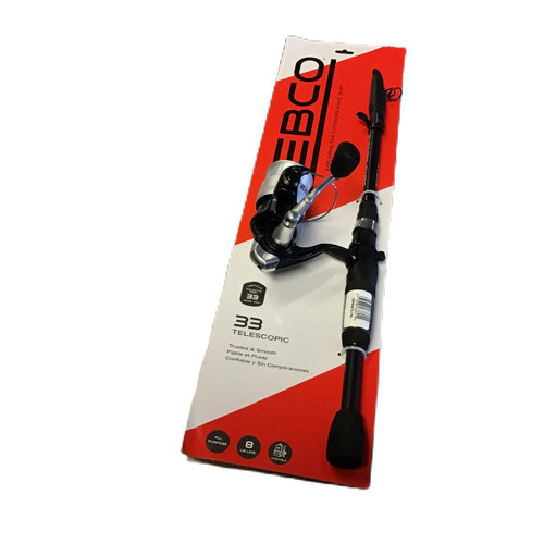 Vist Large View of Product Image Which is Used Zebco 33 TELESCOPIC Rod and Reel Combo