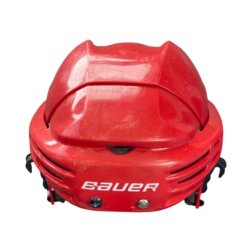 Vist Large View of Product Image Which is Used Bauer BHH75 Hockey Helmet Only Red MD