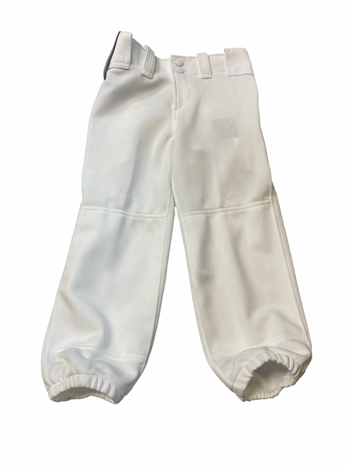 Vist Large View of Product Image Which is Used Mizuno ELASTIC BOTTOM BB/SB Pant Girls White SM