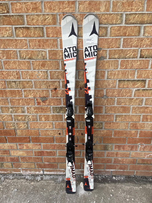 Vist Large View of Product Image Which is Used Atomic NOMAD WHITEOUT Mens DH Ski/Binding None 153 cm