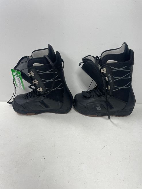 Vist Large View of Product Image Which is Used Burton MOTO Mens Snowboard Boots Black Senior 8.5