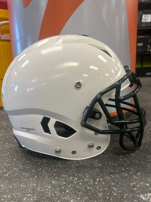 Vist Large View of Product Image Which is Used Schutt VENGEANCE A11+ FB Helmet White XL