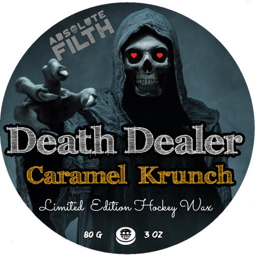 Vist Large View of Product Image Which is New Hockey Wax Death Dealer Caramel Crunch