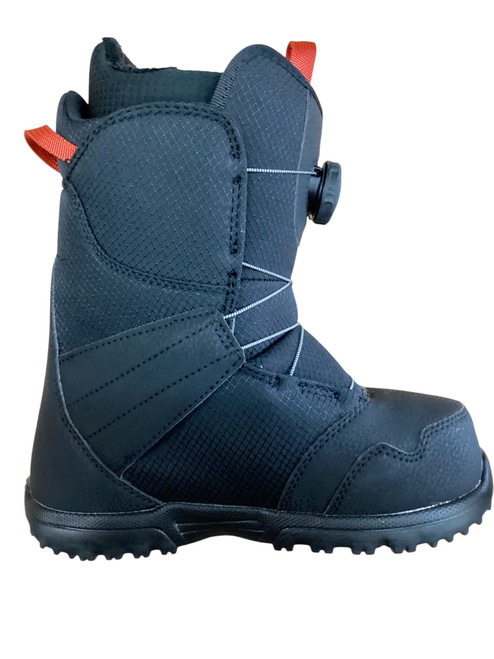 Vist Large View of Product Image Which is Used Burton ZIPLINE Boys Snowboard Boots Black Junior 04