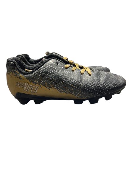 Vist Large View of Product Image Which is Used Dsg Soccer Cleats Black And Gold Junior 03
