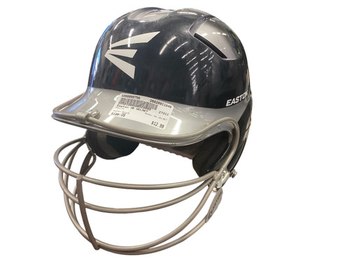 Vist Large View of Product Image Which is Used Easton SB HELMET Batting Helmet w/Mask Black One Size