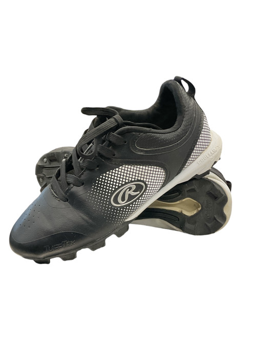 Vist Large View of Product Image Which is Used Rawlings CLEAT BB/SB Cleats Black Junior 03