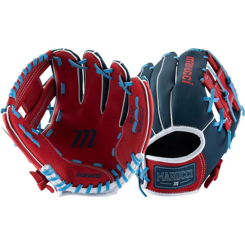 Vist Large View of Product Image Which is New MARUCCI SWIFT SERIES 10" LH THROWER NAVY/RED