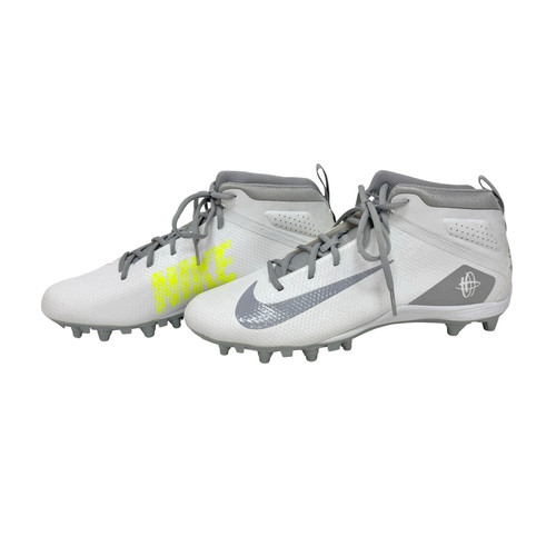Vist Large View of Product Image Which is Used Nike HUARACHE 7 Lacrosse Cleats White Men's 12