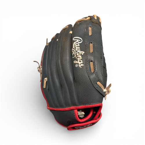 Vist Large View of Product Image Which is Used Rawlings PLAYER SERIES BB/SB Glove RH Throw Navy Blue 11 1/2"