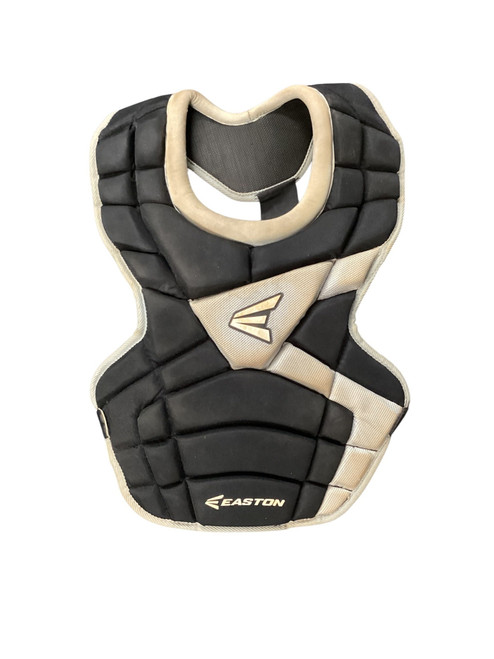 Vist Large View of Product Image Which is Used Easton 15 INCH Catchers Chest Protector Black Intermed