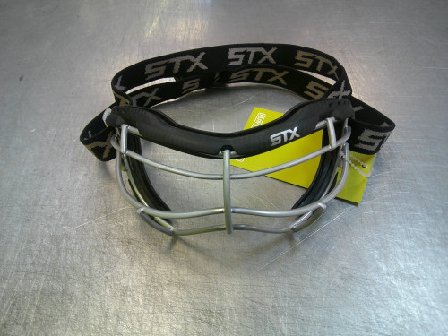Vist Large View of Product Image Which is Used STX GOGGLES Lacrosse Facial Protect Black SM