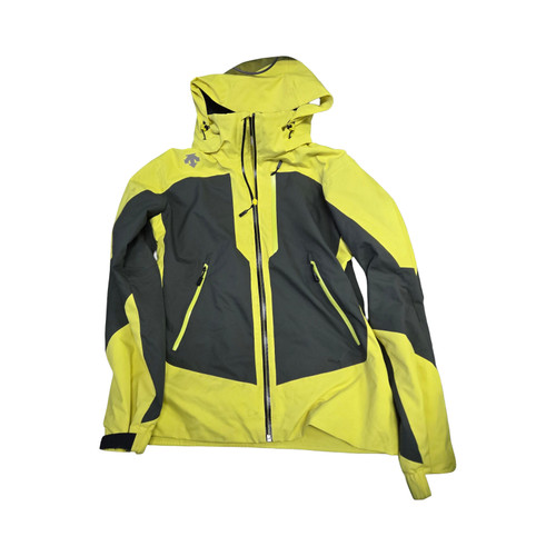 Vist Large View of Product Image Which is Used Descente ANGULAR LINE JACKETS Outerwear Heavy Jacket M Yellow MD