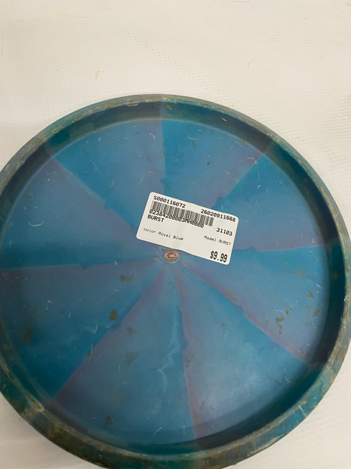 Vist Large View of Product Image Which is Used BURST Disc Golf Putter Royal Blue