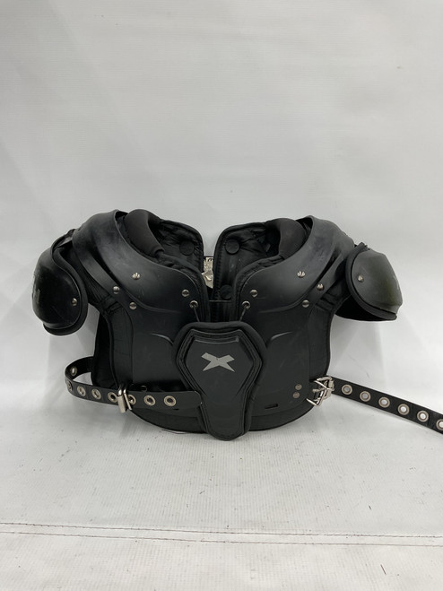 Vist Large View of Product Image Which is Used Xenith XFLEXION FLY FB Shoulder Pads Black MD