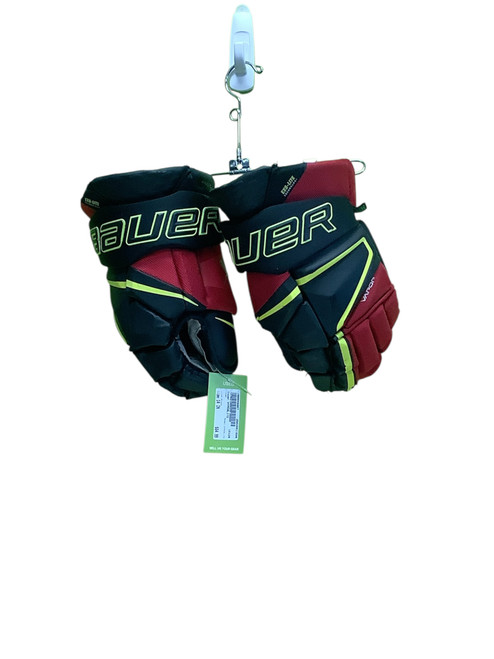 Vist Large View of Product Image Which is Used Bauer HYPERLITE Senior Gloves Black 14"