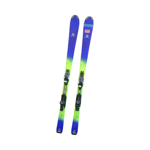 Vist Large View of Product Image Which is Used Salomon QST MAX JR/SALOMON L7 Mens DH Ski/Binding Royal Blue 150 cm