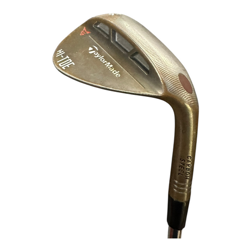 Vist Large View of Product Image Which is Used Taylormade HI-TOE CARBON STEEL Golf Wedge Mens RH 56 Degree