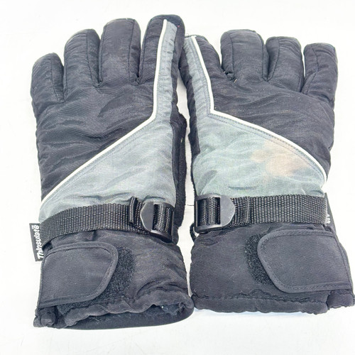 Vist Large View of Product Image Which is Used THINSULATE SNOW GLOVES Outerwear Mens Gloves Black MD