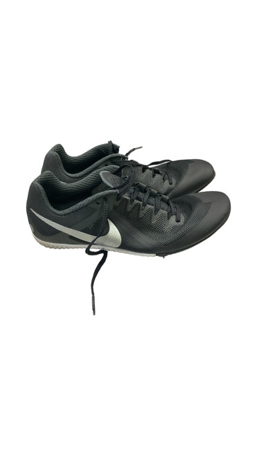 Vist Large View of Product Image Which is Used, Nike, RIVAL MULTI, Track & Field, Cleats, Adult, Black, Senior, 9, One Missing Spike On The Right Cleat