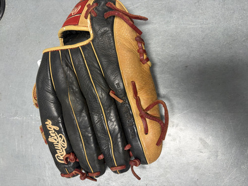 Vist Large View of Product Image Which is Used Rawlings SELECT PRO LITE BB/SB Glove RH Throw Brown 12"