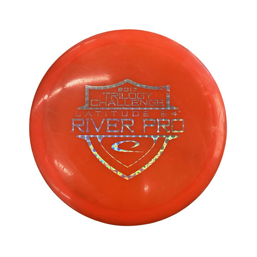 Vist Large View of Product Image Which is Used Latitude 64 TRILOGY CHALLENGE RIVER PRO Disc Golf Mid Range Orange