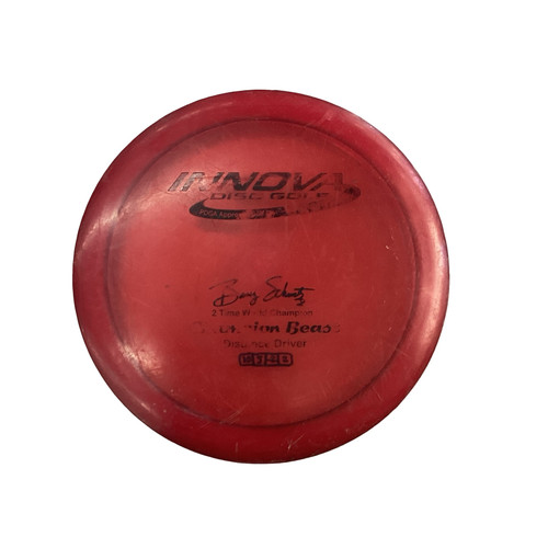 Vist Large View of Product Image Which is Used Innova CHAMPION BEAST Disc Golf Driver Red