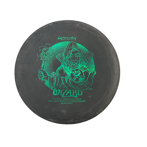 Vist Large View of Product Image Which is Used Gateway WIZARD Disc Golf Putter Black